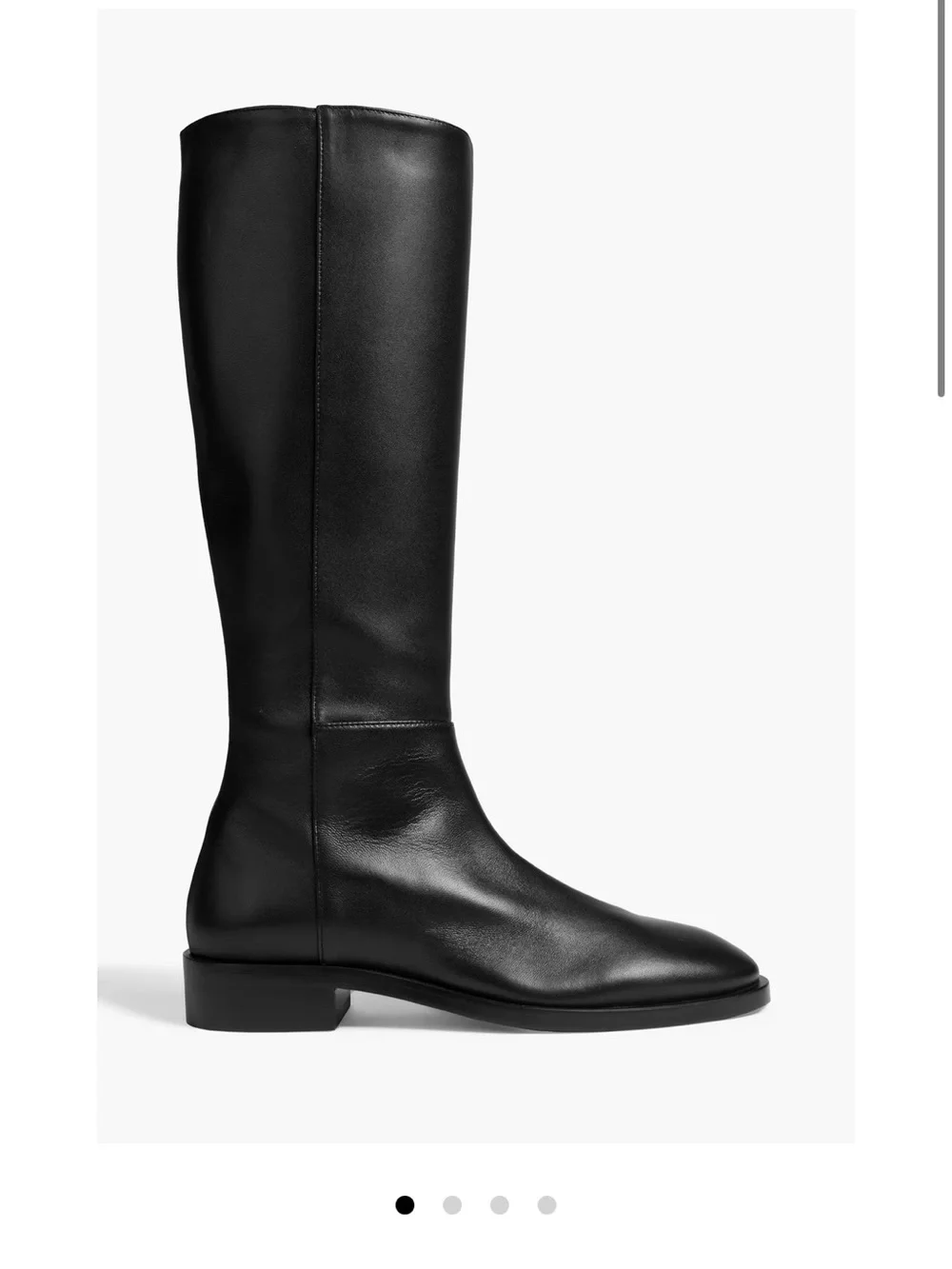 Stuart Weitzman Keelan Leather Boots - Black